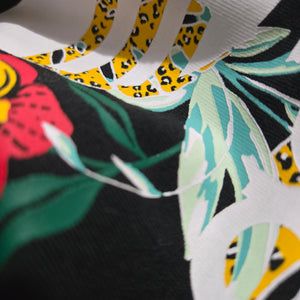 Adidas x HER Studio London Floral Trefoil Dress Black Long Sleeve Mini Logo Medium