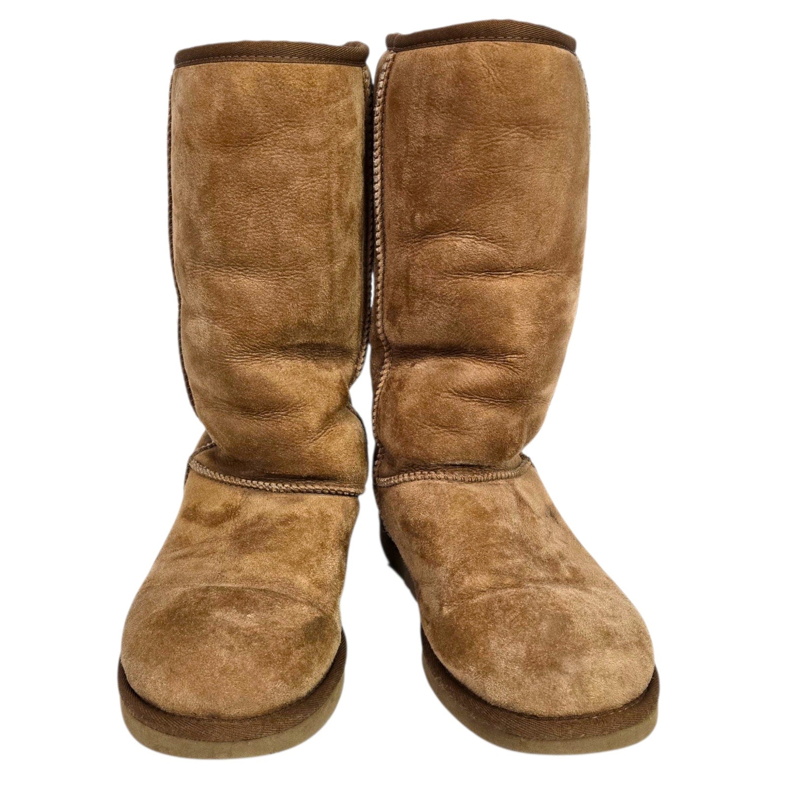 UGG Australia Classic Tall Boots 5815 Brown Tan Chestnut Shearling Sheepskin 7