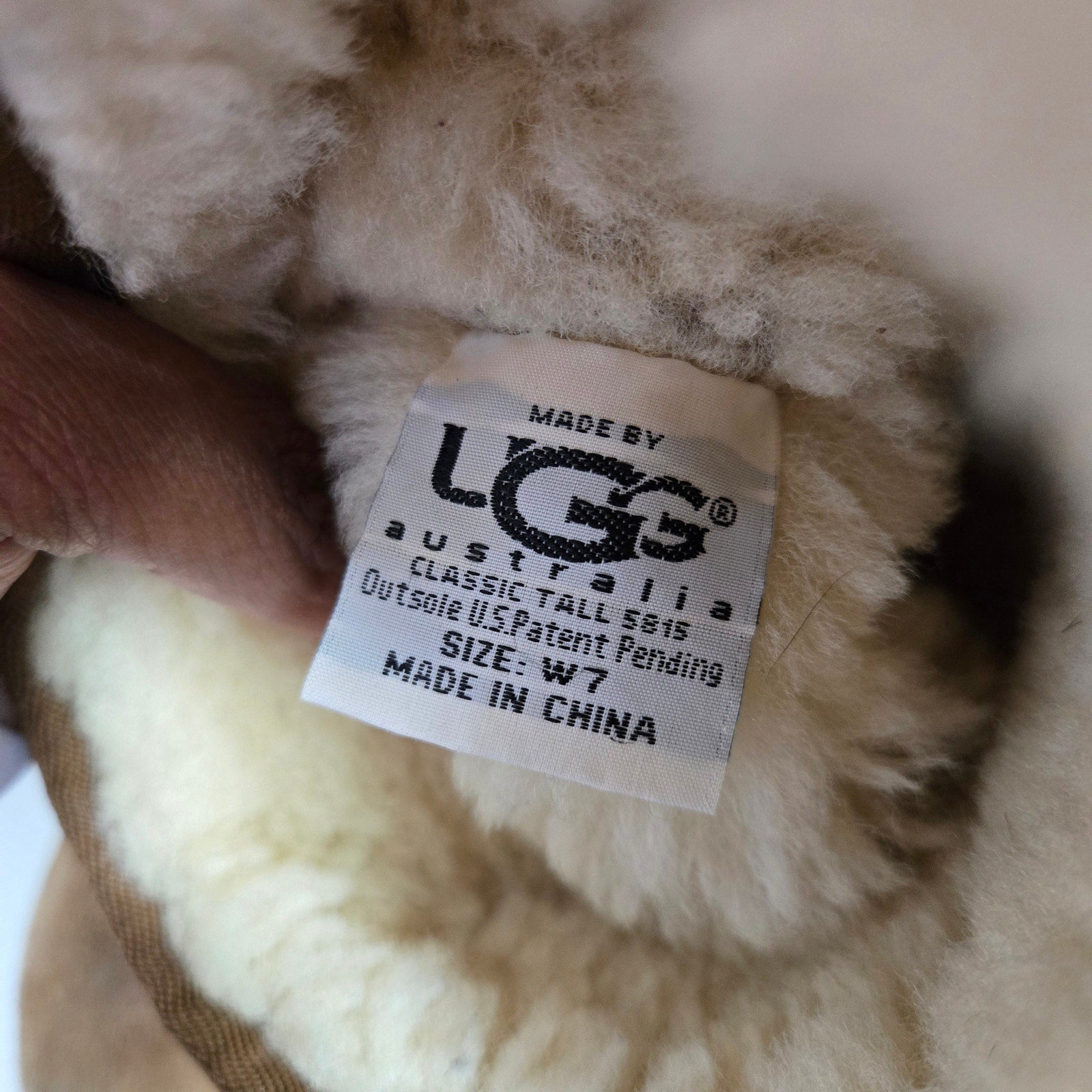 UGG Australia Classic Tall Boots 5815 Brown Tan Chestnut Shearling Sheepskin 7