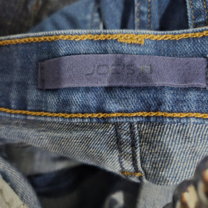 Joes The Kate Jeans Blue High Rise Wide Leg Retro Medium Wash Stretch Denim Impressive Trouser 26