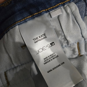 Joes The Kate Jeans Blue High Rise Wide Leg Retro Medium Wash Stretch Denim Impressive Trouser 26