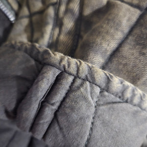 Free People Dolman Quilted Knit Jacket Green Olive Bomber Oversized Cotton Coat XS