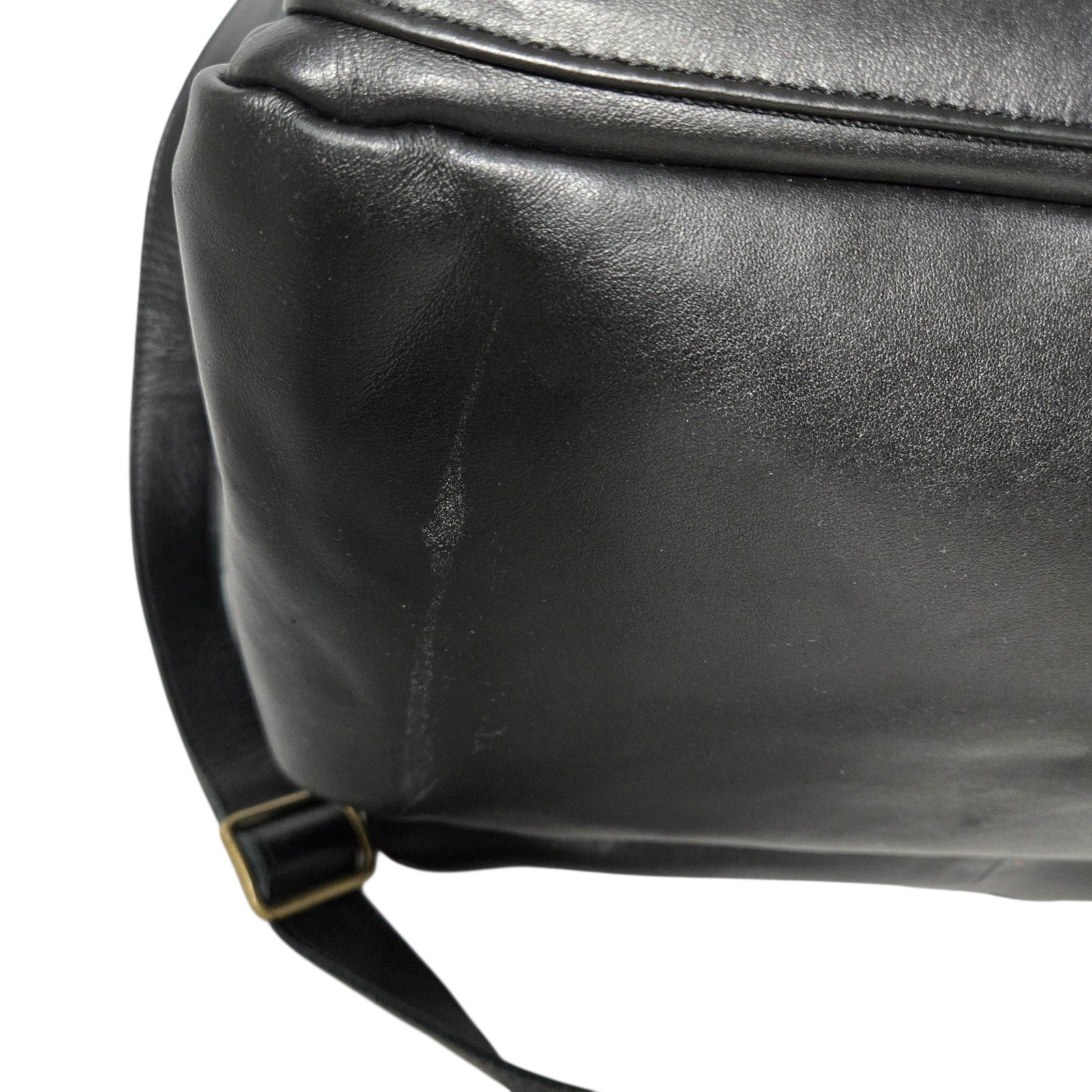 CORSIA Leather Tote Bag Satchel Black Italy Crossbody Strap Handles Carryall Structured