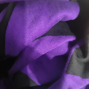Diane Von Furstenberg Victorio Dress Purple Abstract Colorblock Print DVF Silk Jersey Sheath 8