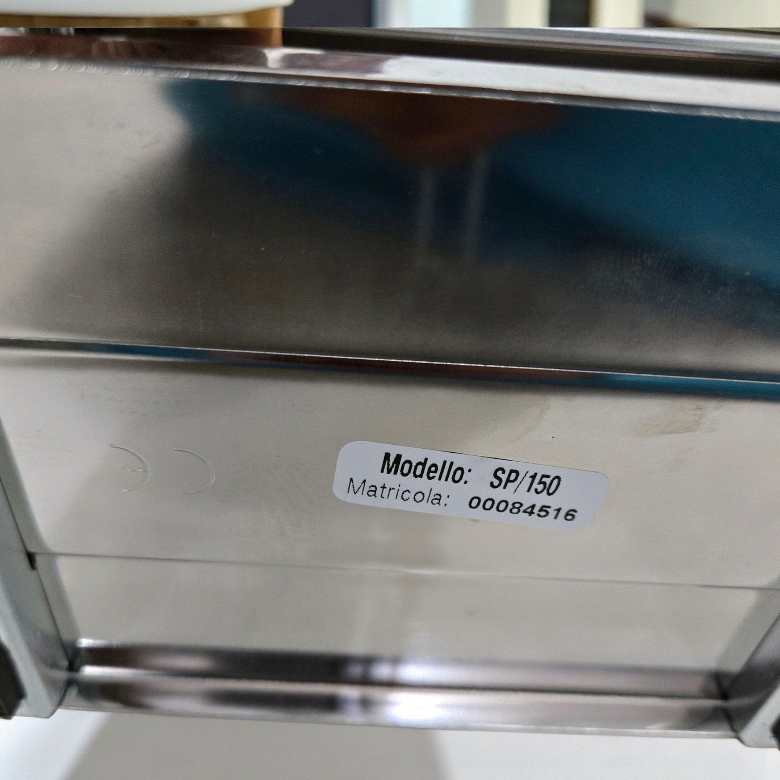 Imperia Tipo Lusso SP 150 Manual Pasta Maker Machine Made in Italy Heavy Duty Duplex Cutter Chrome