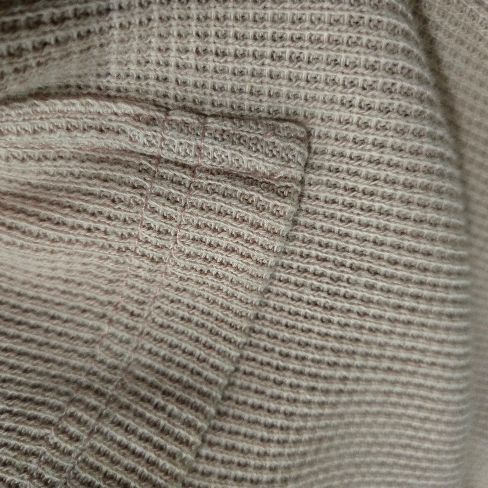 Vintage Milano Design Group Stirrup Pant Set Dusty Pink Blush Mauve 90s Waffle Knit Shirt Shacket CoOrd Small