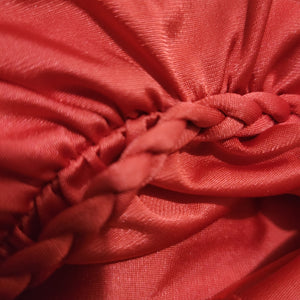 Vintage Vanity Fair Silky Red Nightgown Nylon Goddess Long Maxi Lingerie 70s 80s Size XS