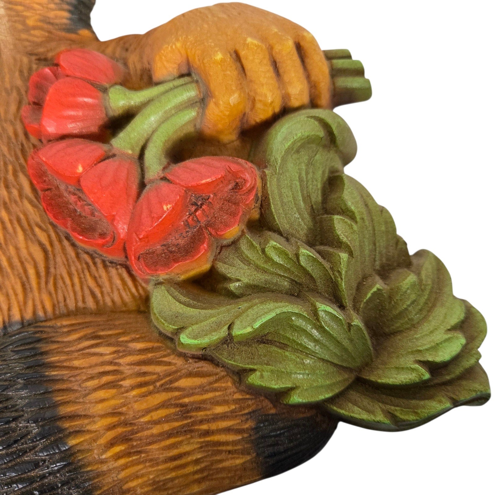 Vintage Raccoon Wall Art Hanging 70s Trash Panda Woodland Whimsical Nostalgia HOMCO Syroco 70s