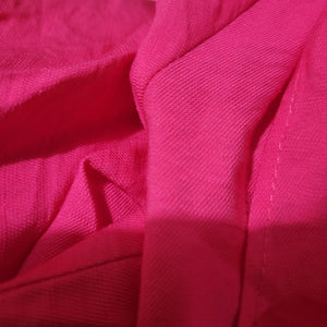 Zara Frilly Dress Pink Bright Hot Fuchsia Midi Tiered Romantic Girly Ruffle Neck Large