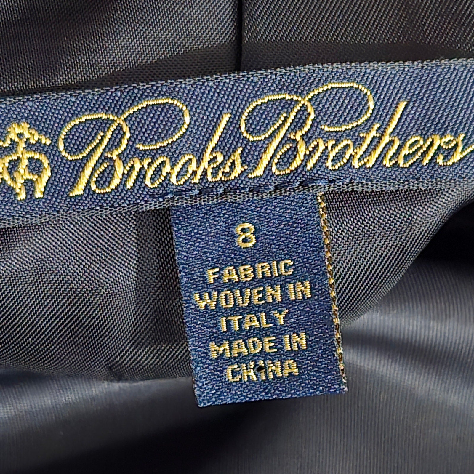 Brooks Brothers Loro Piana Wool Blazer Blue Navy Zelander Dream Wool Italy Gold Buttons 8