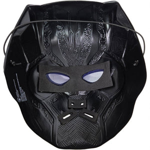 Rubies Black Panther Muscle Costume Mask Black Blue Marvel Boys Child Large 8 10