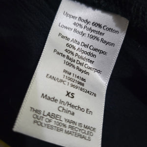 Frye Easy Button Front Dress Black Midi Minimalist Tank Jersey Knit Pockets Rayon XS