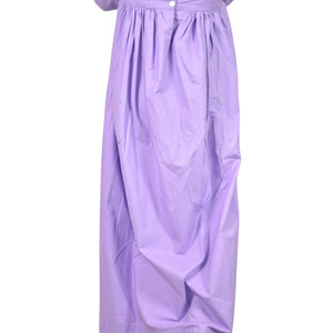 Handmade Regency Day Dress Purple Lavender Costume Cosplay Empire Maxi Cotton 10