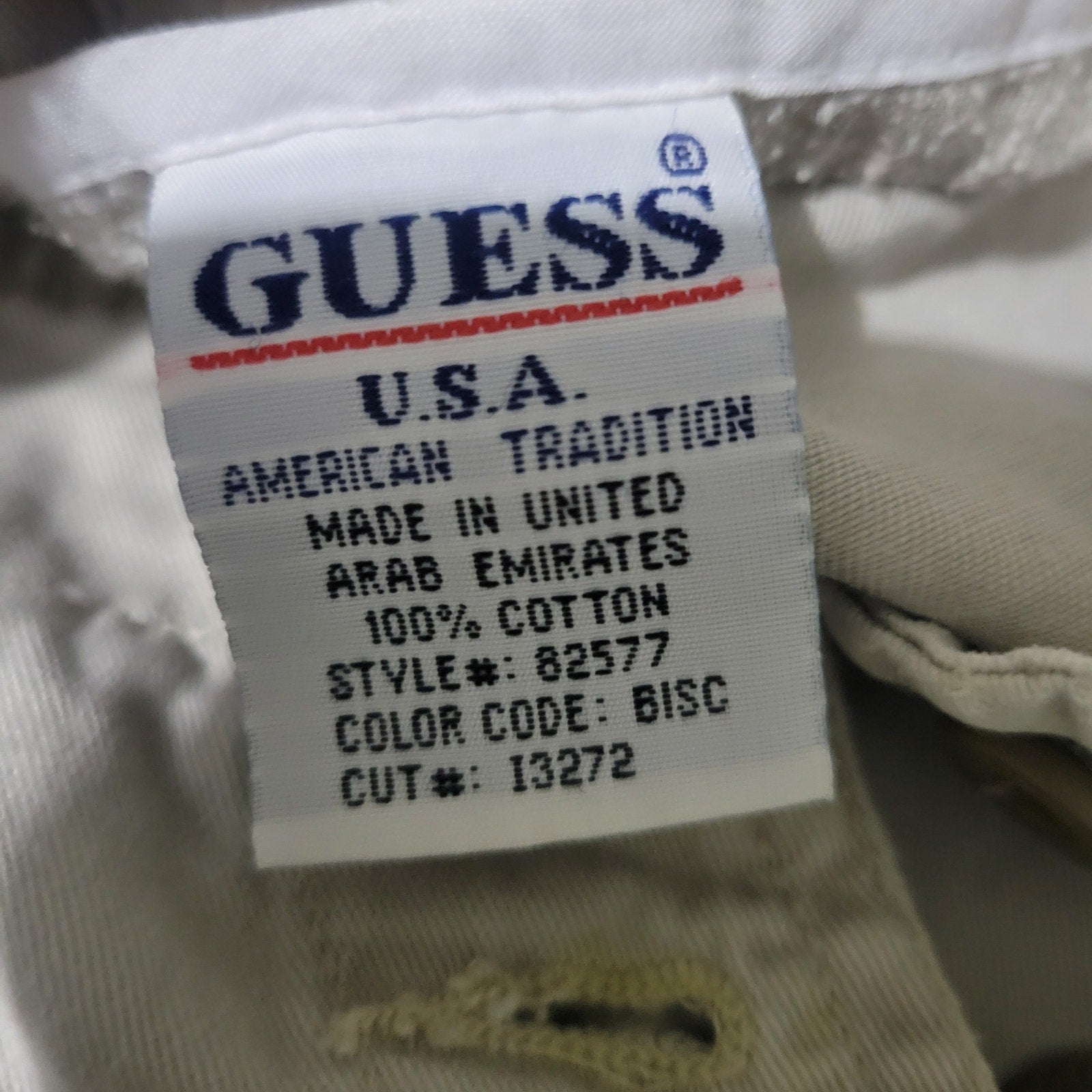 Vintage Guess Cargo Skirt Tan Beige Khaki Mini 90s Low Rise Straight Logo Cotton Utility 10