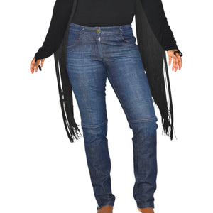 Emerson Fry Mick Jeans Blue Slim Moto Ankle Zip Low Rise Denim Straight Low Rise Dark Wash 2