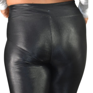 Koral Densonic Bike Shorts Black High Rise Activewear Training Shiny Shimmer Stretch Lycra Medium