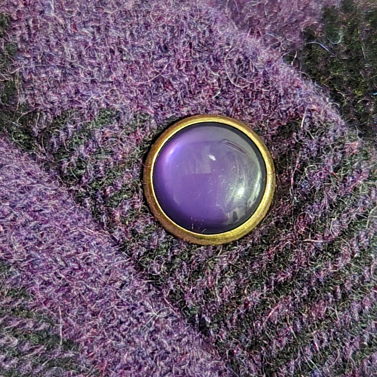 Tuckernuck Chandler Plaid Flannel Shirt Purple Aubergine Buffalo Check Western Yoke Snap Medium