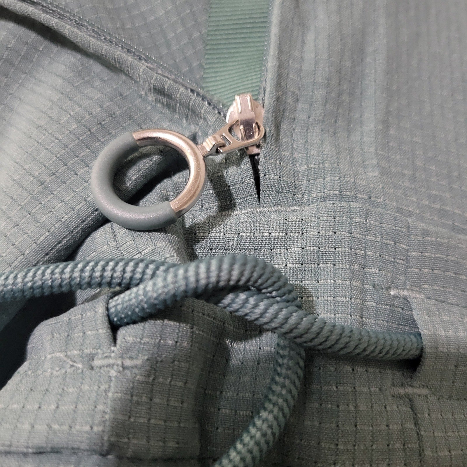 Lululemon Ventlight Zippered Jumpsuit Green Tidewater Teal Stretch Ankle Long Sleeve 0