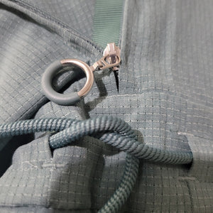 Lululemon Ventlight Zippered Jumpsuit Green Tidewater Teal Stretch Ankle Long Sleeve 0