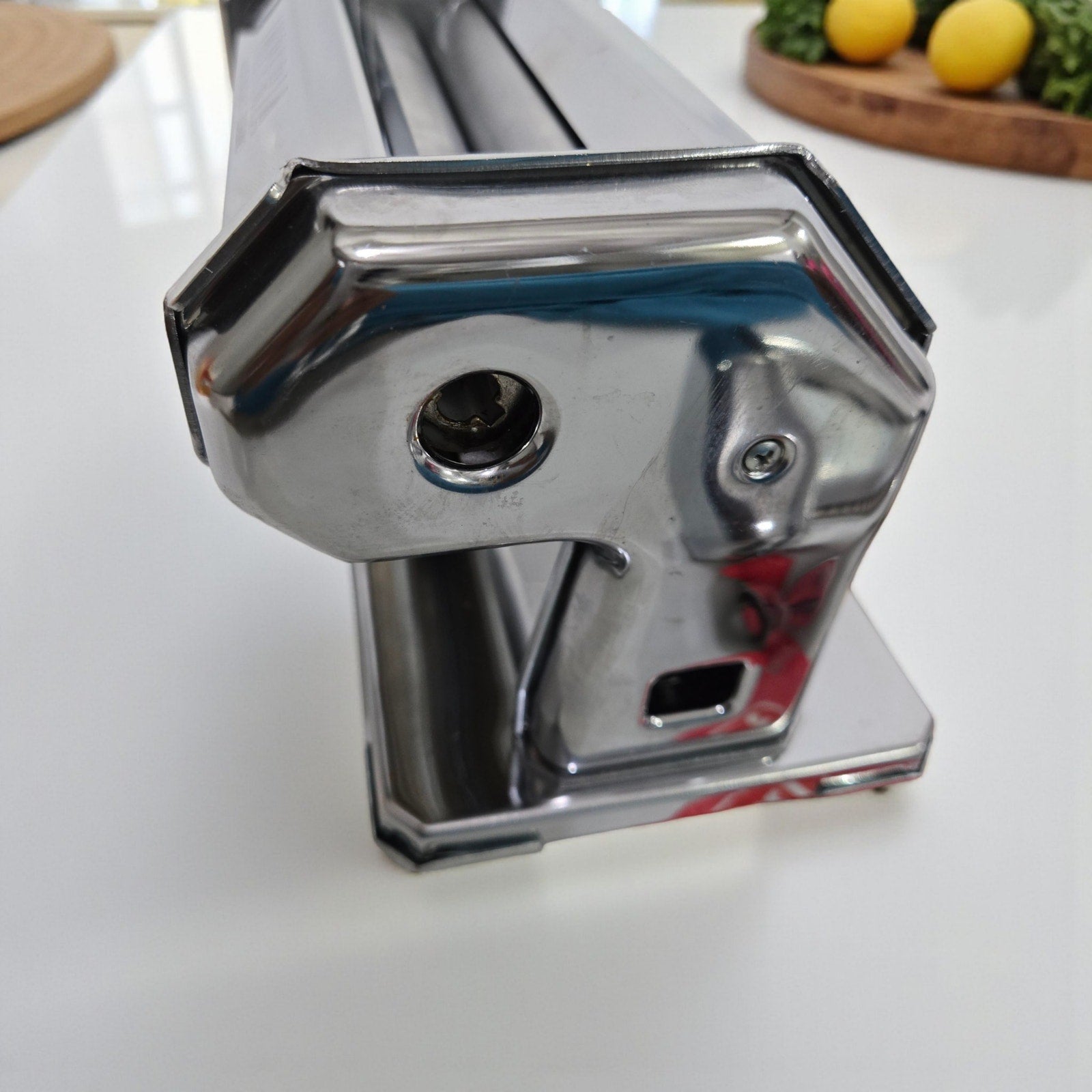 Imperia Tipo Lusso SP 150 Manual Pasta Maker Machine Made in Italy Heavy Duty Duplex Cutter Chrome