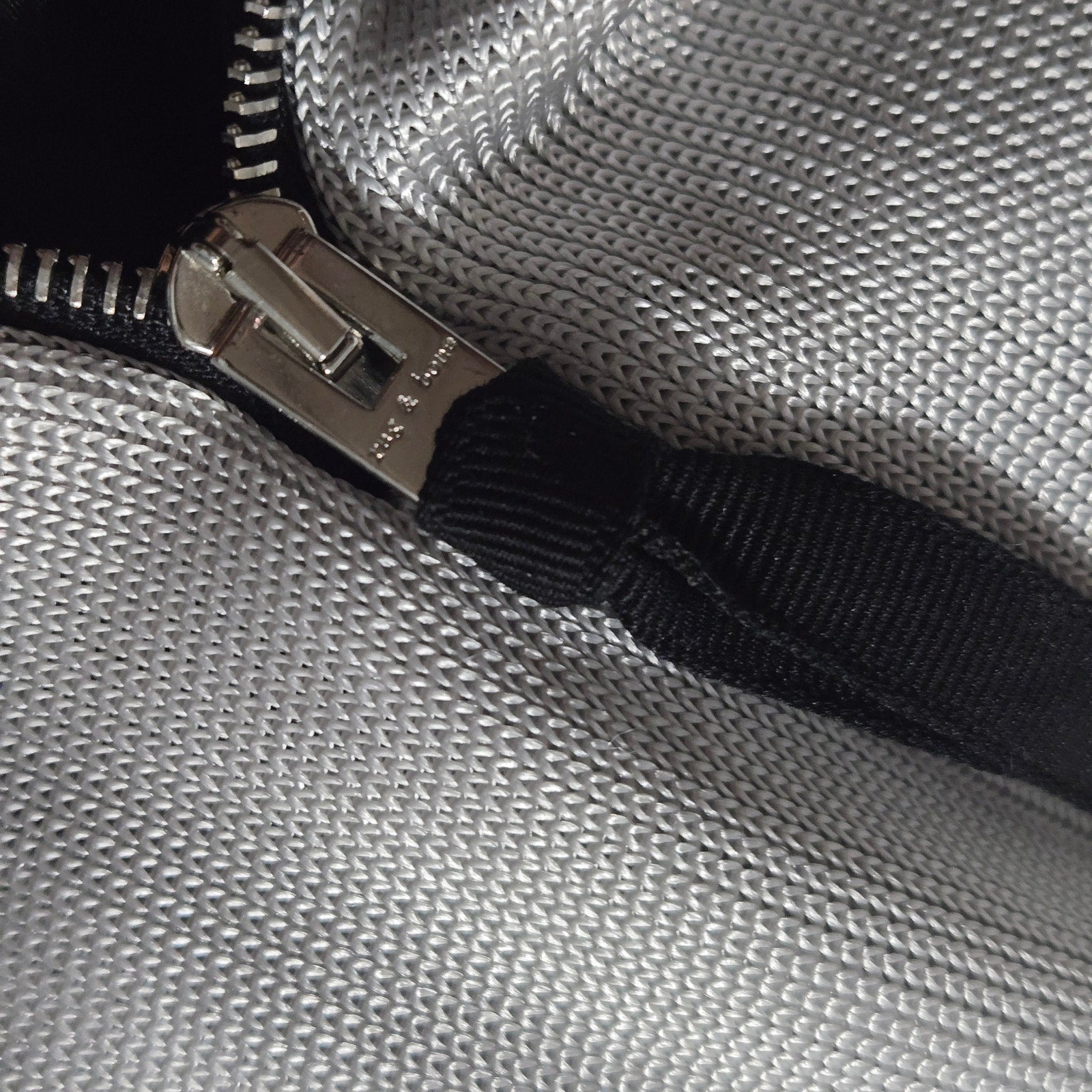 Rag + Bone Lyon Dress Black Silver Mesh Colorblock Monochrome Mesh Sleeveless Shift 6