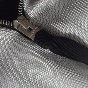 Rag + Bone Lyon Dress Black Silver Mesh Colorblock Monochrome Mesh Sleeveless Shift 6