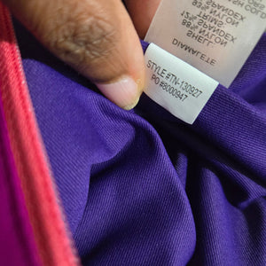 Title Nine Athletic Dress Purple Colorblock Active Sporty Casual A Line Fit Flare Small