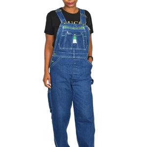 Liberty Bib Overalls Vintage Blue Denim Jumpsuit Coveralls Carpenter Straight Button Fly Jean Size 32 Mens