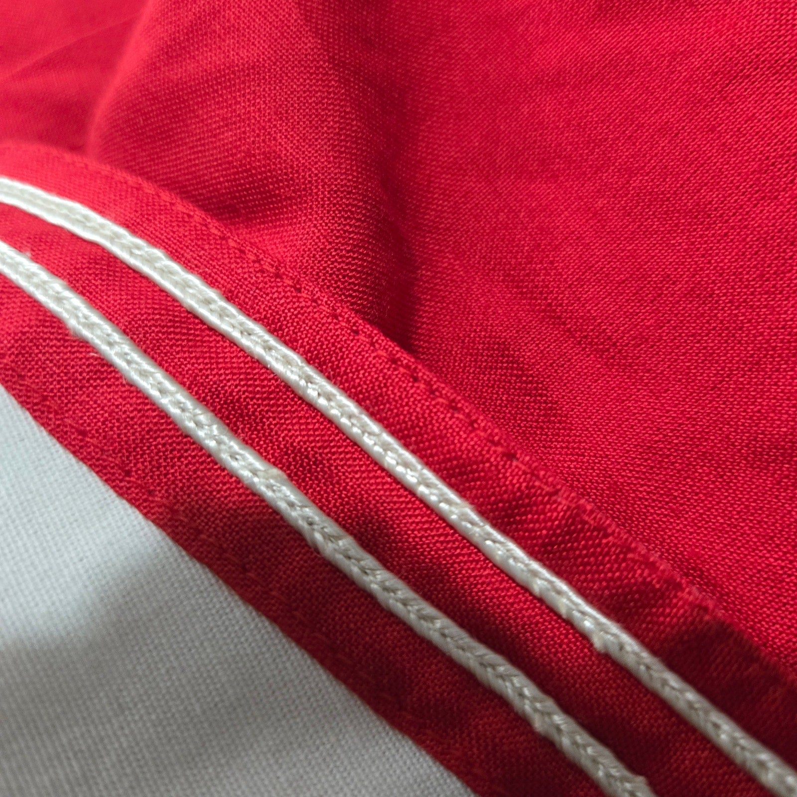 Vintage Sarah Elizabeth Sailor Collar Maxi Dress Red White Nautical Rayon Column Pleated Retro Flapper Medium