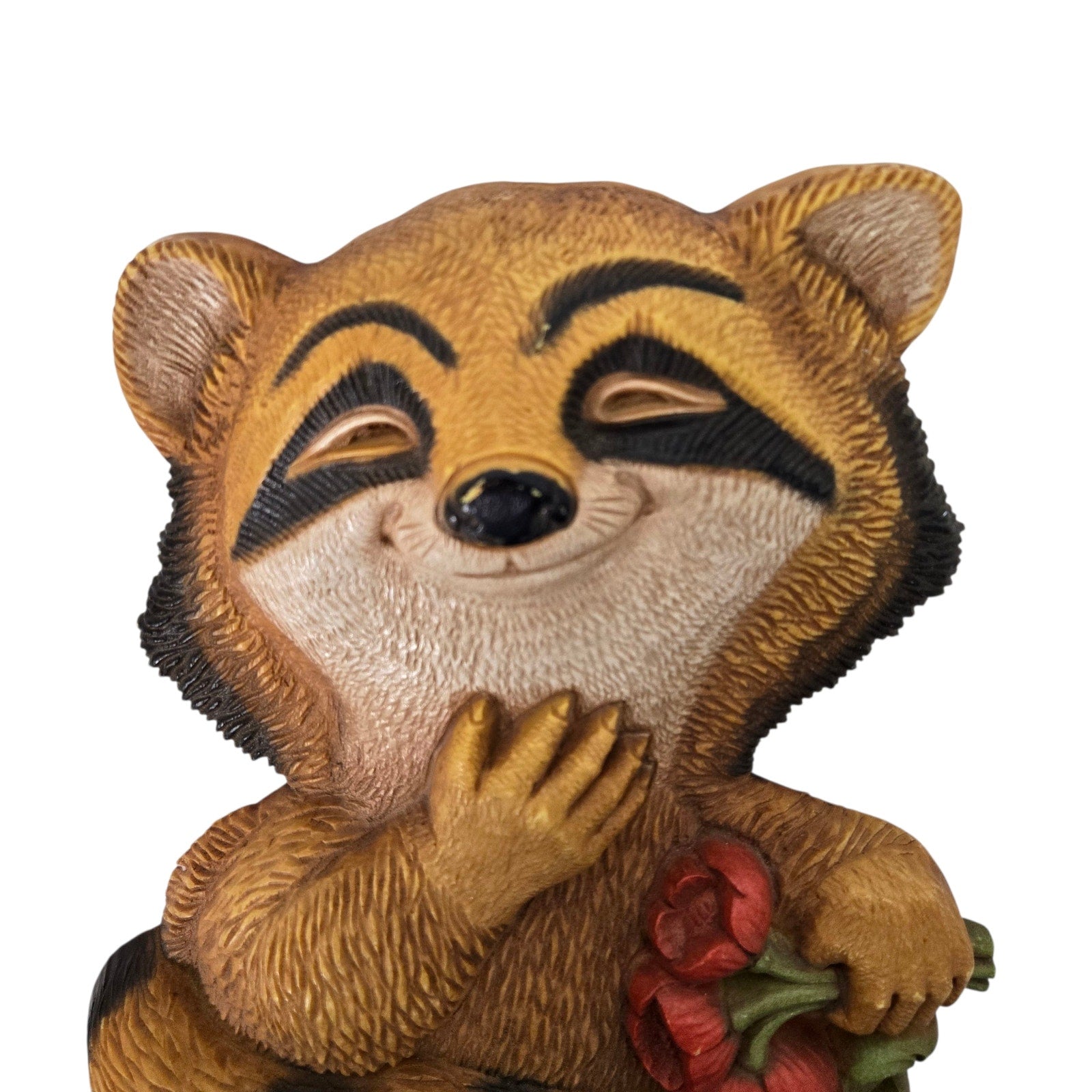 Vintage Raccoon Wall Art Hanging 70s Trash Panda Woodland Whimsical Nostalgia HOMCO Syroco 70s