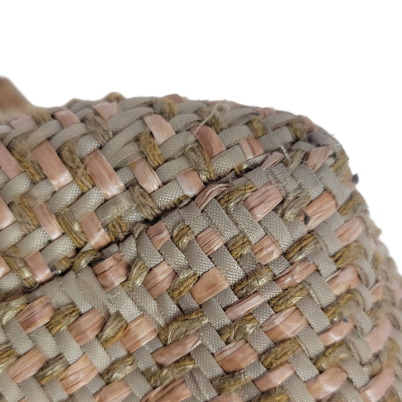 Gianni Chiarini Firenze Straw Bag Tan Woven Shoulder Slouchy Hobo Raffia Leather