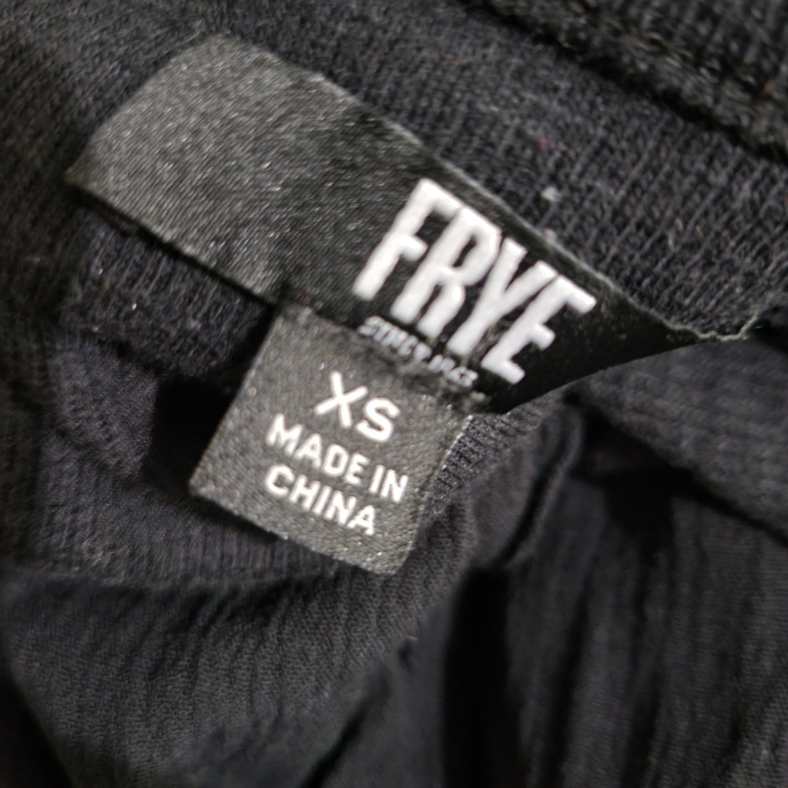 Frye Easy Button Front Dress Black Midi Minimalist Tank Jersey Knit Pockets Rayon XS