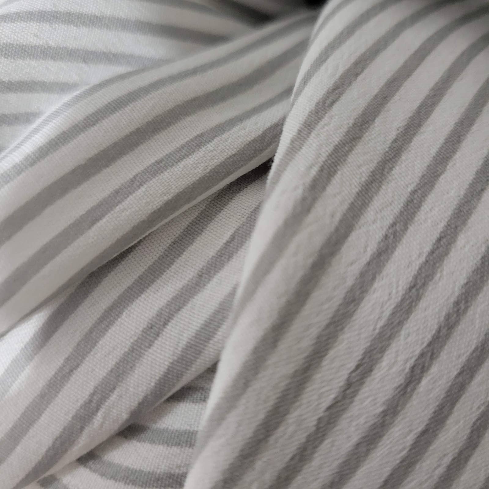 Faithfull the Brand Caprice  Jumpsuit Striped Gray White Tie Waist Size Medium