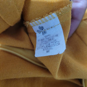 Lykke Wrap Pants Yellow Wide Leg High Waist Palazzo Goldenrod Linen Size Medium