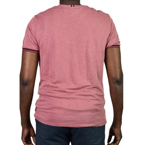 Ted Baker T Shirt Pink Crew Neck Short Sleeves Regular Fit Soft Cotton Size XXL Mens