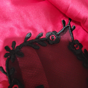 Victorias Secret Silk Pajamas Red Cami Top Shorts Set Tap Pants Heart Satin Lingerie Gold Label Size XS