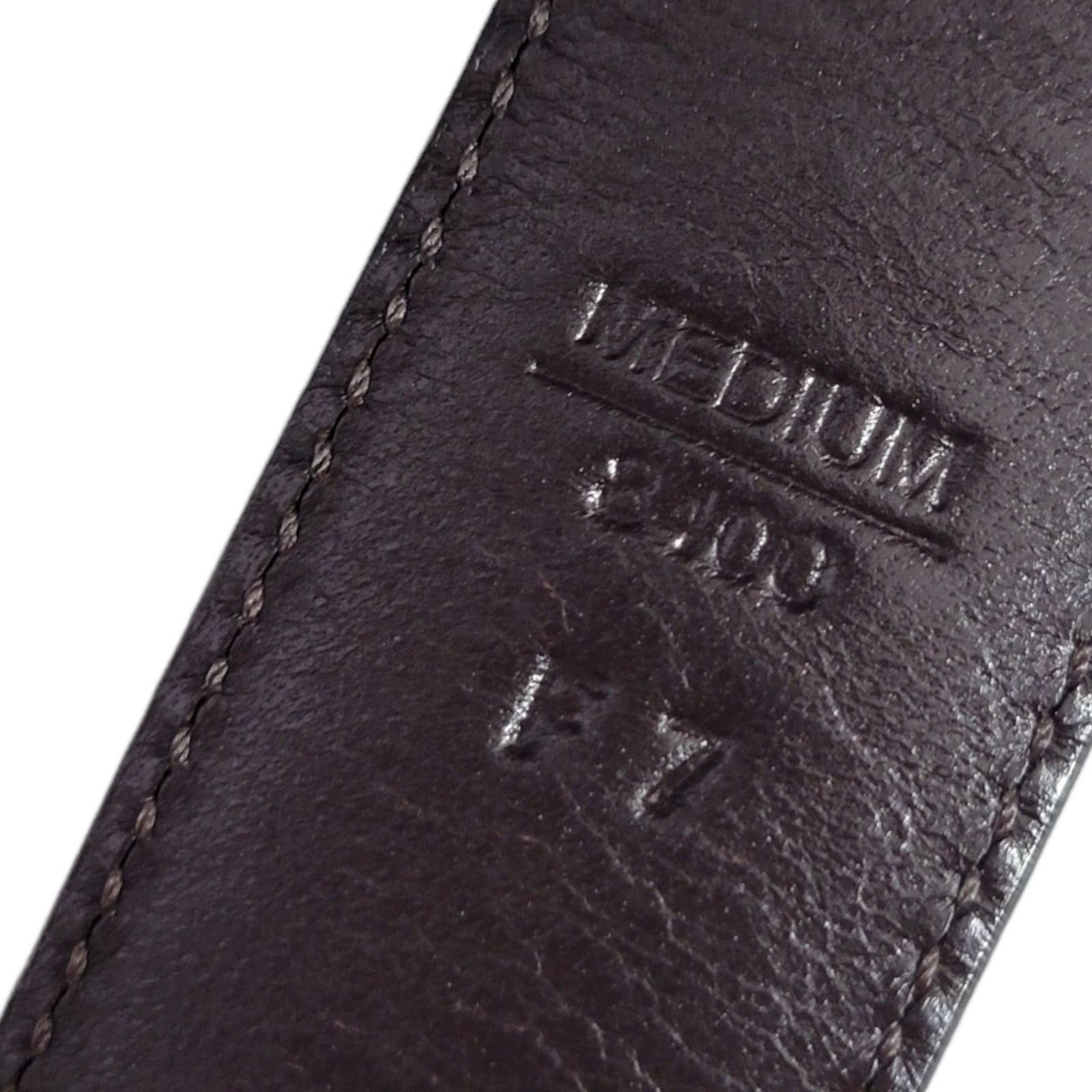 Vintage Coach Belt Brown Cognac Smooth Leather 8400 Brass Buckle Classic Size Medium