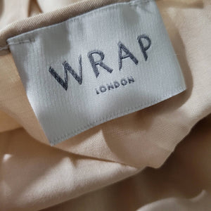 Wrap London Slip Dress Beige Neutral Viscose Tank Minimalist Casual Plus Size 16