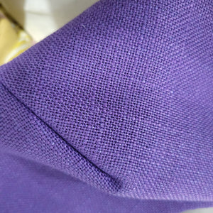 Vintage 70s Maxi Dress Purple Yellow Joseph Brennan Column Straight Linen Print Size XS