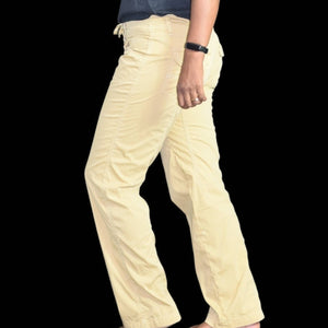 Kuhl Kontra Pants Tan Cargo Convertible Roll Up Capri Straight Hiking Low Rise Size 2