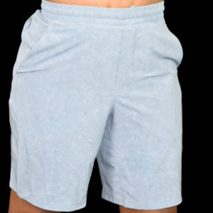 Lululemon Pace Breaker Shorts Blue Lined Running Training Pockets Size Small Men