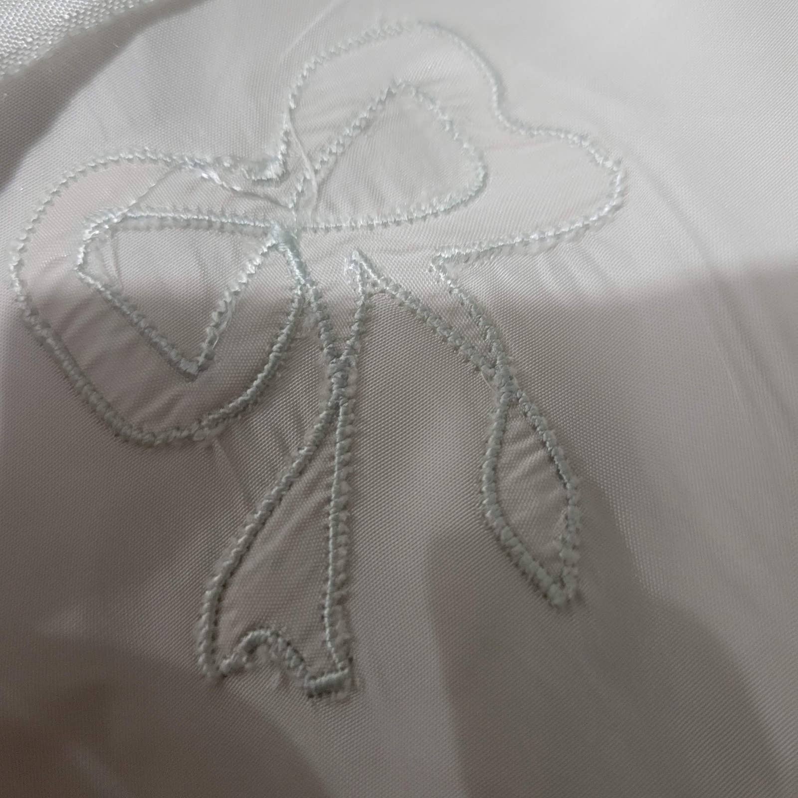 Antique Jrai Bed Jacket White 40s Vintage Retro Glam Nursing Bow Size Small