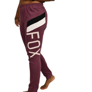 Wildfox Fox Knox Sweatpants Purple Berry Joggers Track Pants Fleece Size Small