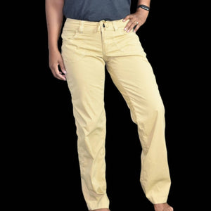 Kuhl Kontra Pants Tan Cargo Convertible Roll Up Capri Straight Hiking Low Rise Size 2