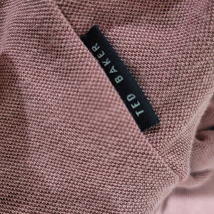 Ted Baker T Shirt Pink Crew Neck Short Sleeves Regular Fit Soft Cotton Size XXL Mens