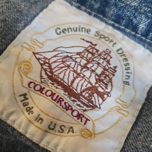 Vintage Coloursport Acid Wash Jean Dress