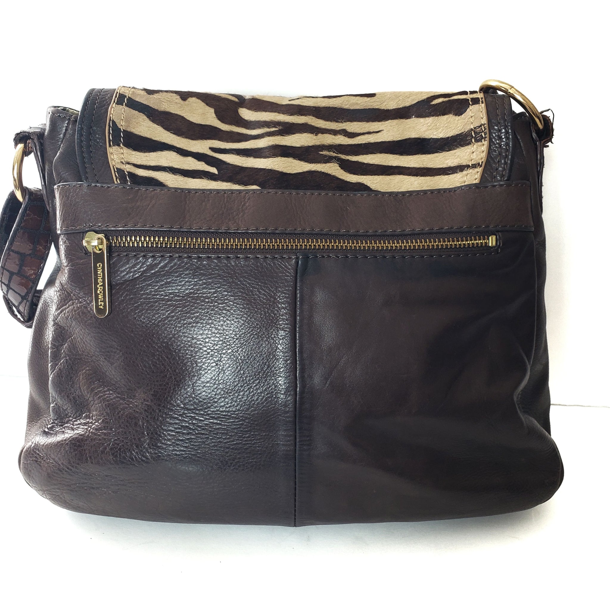 Cynthia Rowley Ponyhair Leather Shoulder Bag