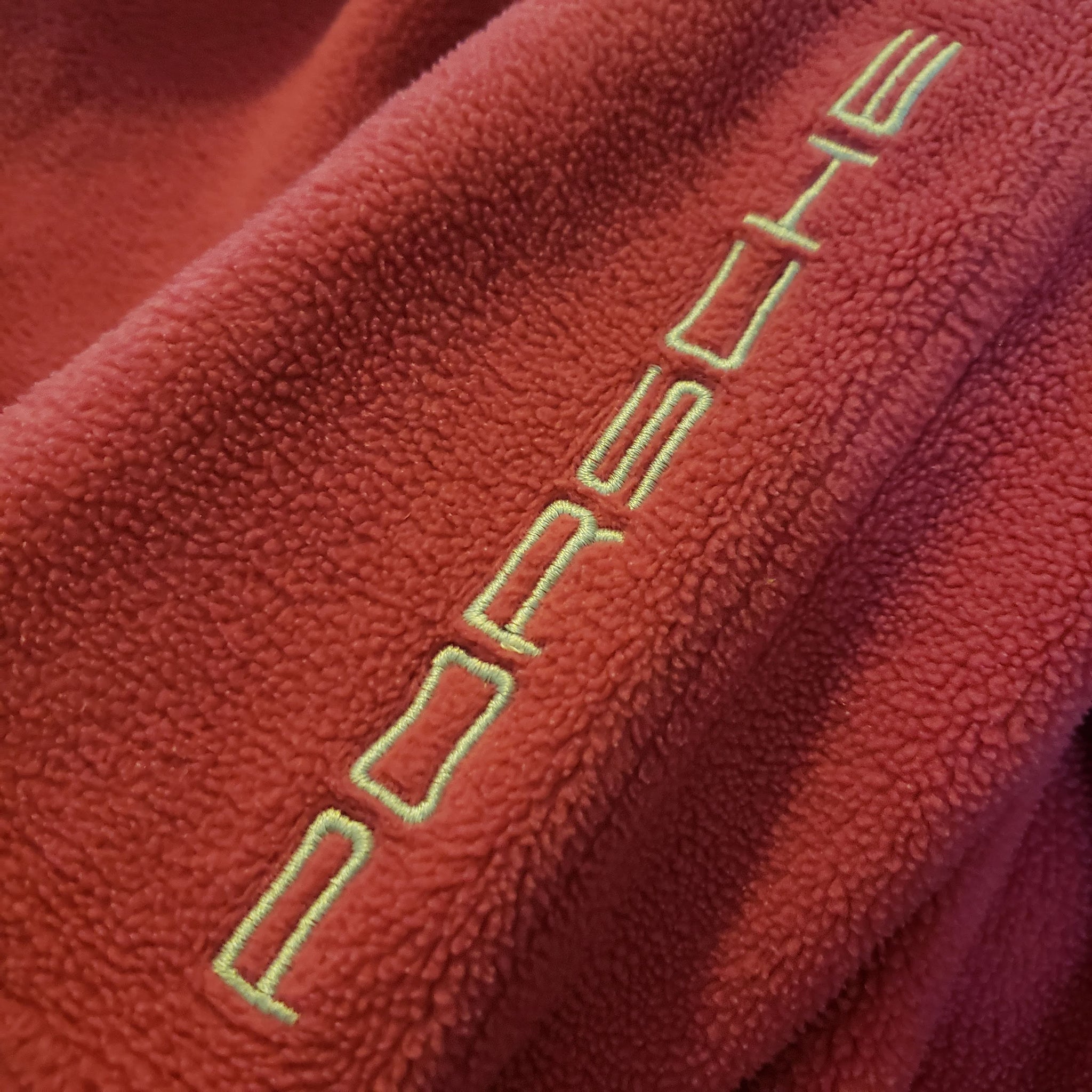 Porsche Pink Fleece Jacket Size XL