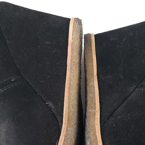 Splendid Black Wedge Ankle Boots Size 8.5