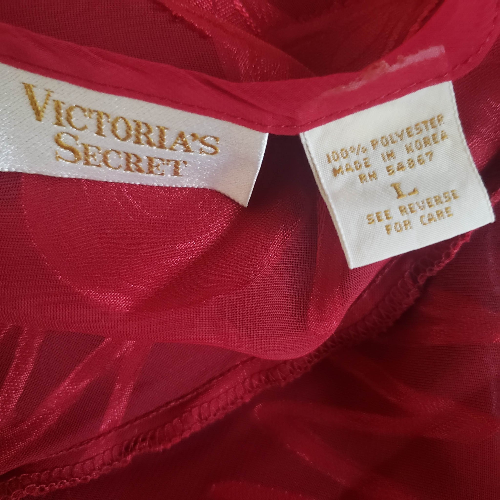 Vintage Victorias Secret Sheer Nightgown